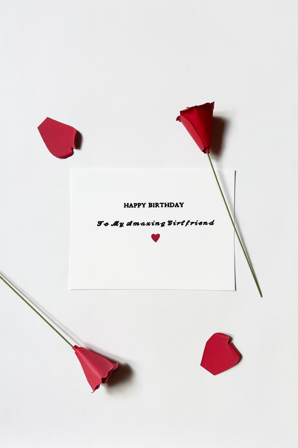 Happy Birthday Girlfriend CARD